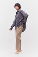Overfit Check Shirt - Deep Lake
