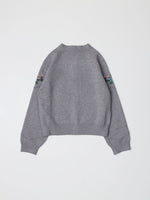 The Dahlia Cardigan - Heather Grey