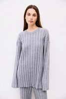 The Dakota Sweater - Heather Grey