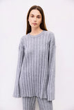 The Dakota Sweater - Heather Grey