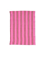 Raspberry Stripe Tea Towel