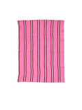 Raspberry Stripe Tea Towel