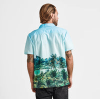 Gonzo Camp Collar Woven - Hinano Otemanu Light Blue