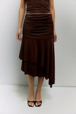 The Crystal Skirt - Brown