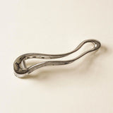 Long Metal Hair Claw Clip - Silver