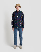 Mountain Dragon Printed Long Sleeve Shirt