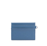 Alex Card Holder - Muted Blue Pebbled