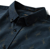 Scholar Oxford Woven - Dark Navy Crosshatch