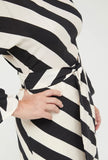 Cruela Striped Midi Dress