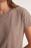 Modern Slub Tee - Heather Latte