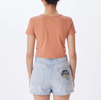 Watering Can Cherub Cropped Chloe Fitted Tee