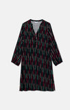 Wavy Stripe Short Dress
