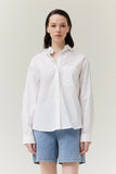 Long Sleeve Cotton Shirt - Off White