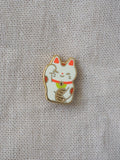 Lucky Cat Enamel Pin