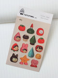 Clay Sticker Sheet