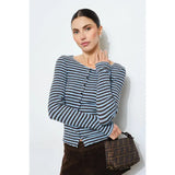 Dree Striped Long Sleeve Jersey Top