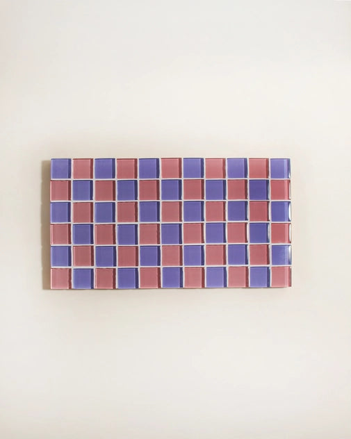 Glass Tile Decorative Tray