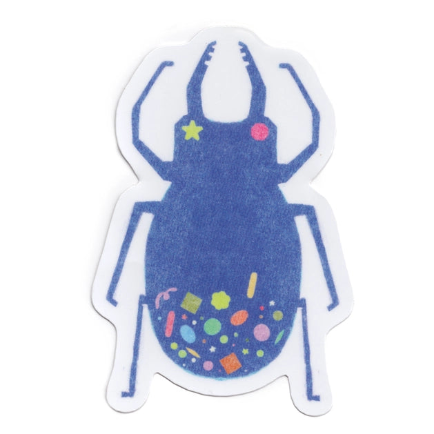 Sequin Beetle Sticker