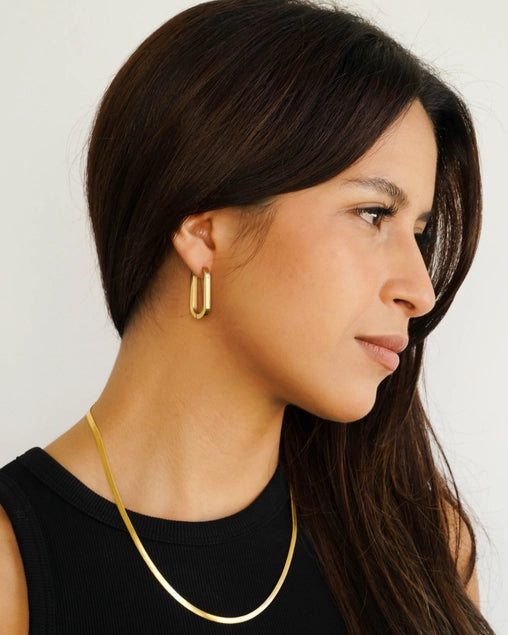 Golden Snake Chain Necklace
