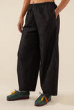 Denim Lantern Pant - Black