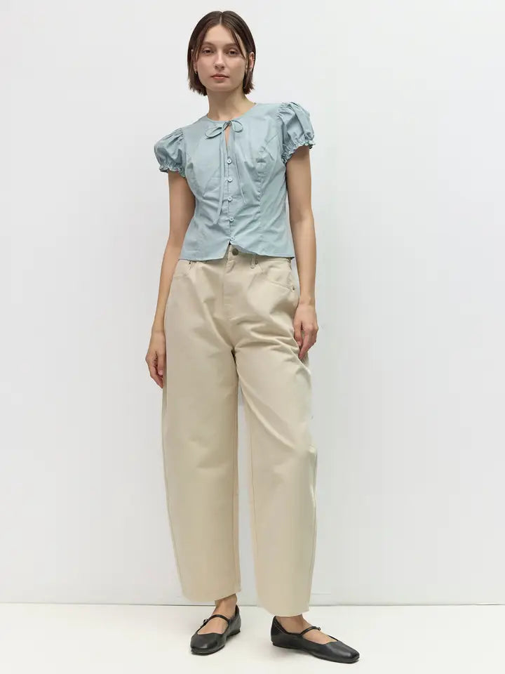 The Madison Top - Slate Blue