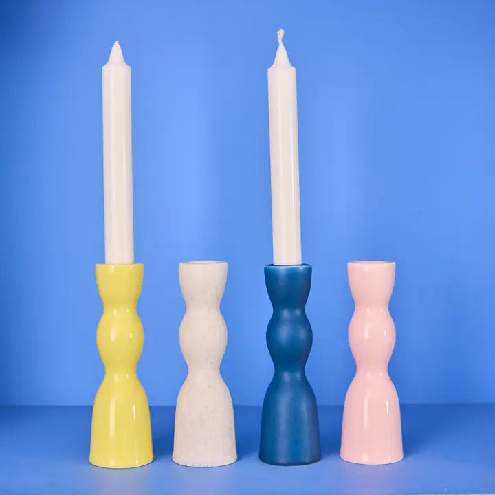 Wave Candleholder - Low