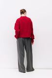 The Pierre Sweater - Red