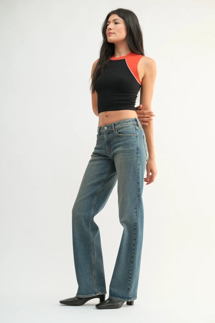 Vintage Straight Longer Length Jeans - Medium