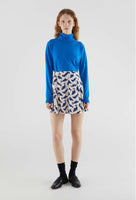Seal Print Short Skirt