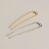 Minimalist Bent U-Shaped Hair Stick