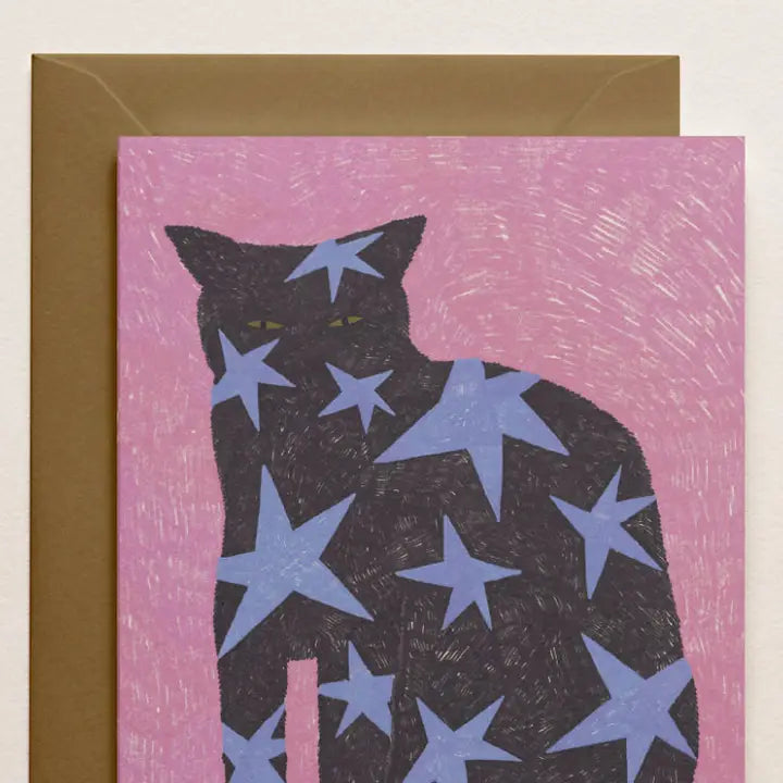 Star Cat Card