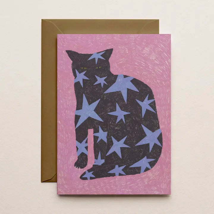 Star Cat Card