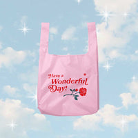 Have A Wonderful Day Foldable Nylon Tote