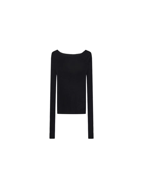 Wool Knit Top