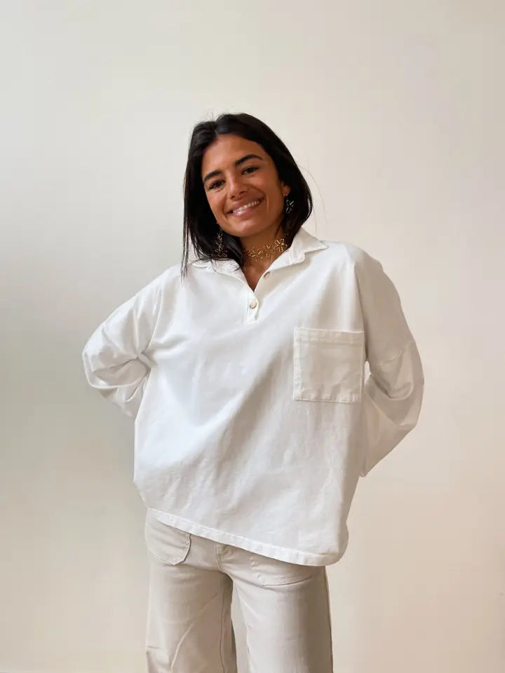 White Rugby Shirt