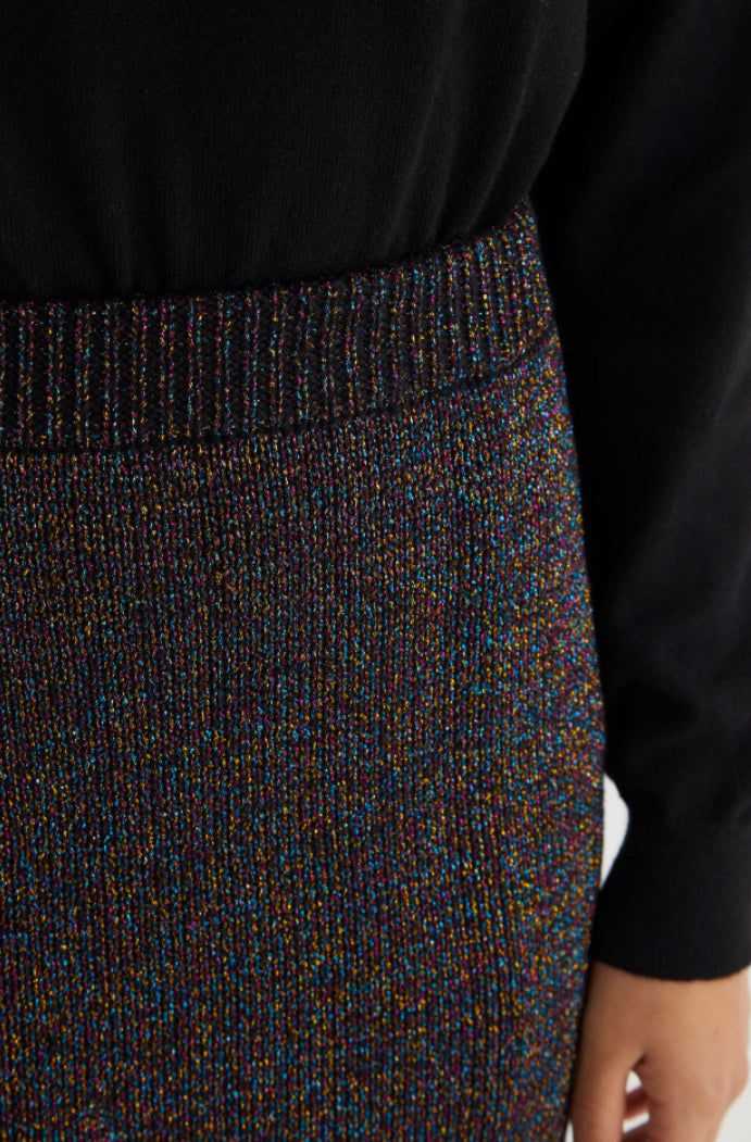 Grey Lurex Skirt