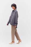 Overfit Check Shirt - Deep Lake