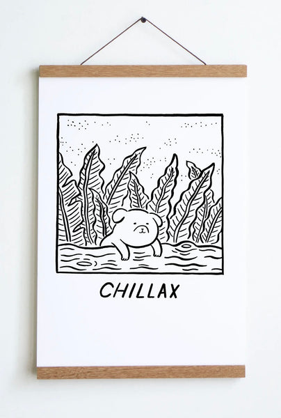 Chillax Print