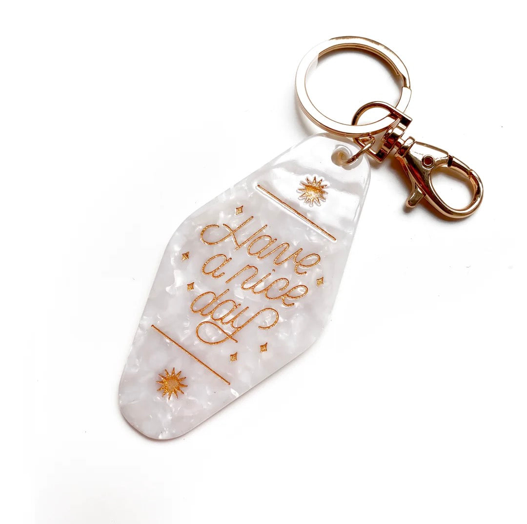 Horoscope Motel Keychain
