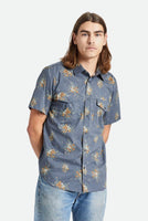 Wayne Print Short Sleeve Woven - Ombre Blue Wild Floral