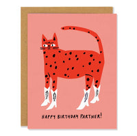 Cowboy Kitty Greeting Card