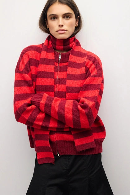 The Scarlett Sweater - Red/Burgundy