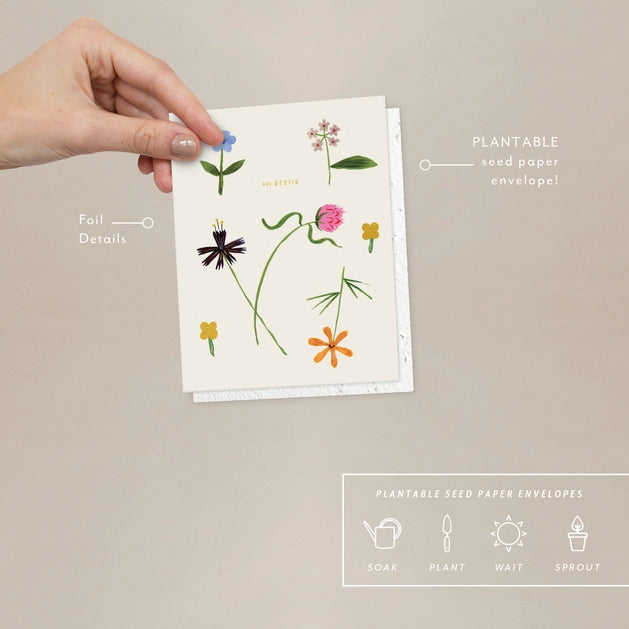 Quirky Petals Card