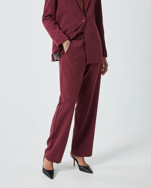 Halliroy Pant - Burgundy