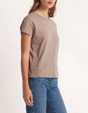 Modern Slub Tee - Heather Latte