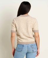 Wilde Short Sleeve Sweater - Almond