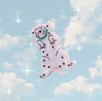Dalmatian Hair Clip