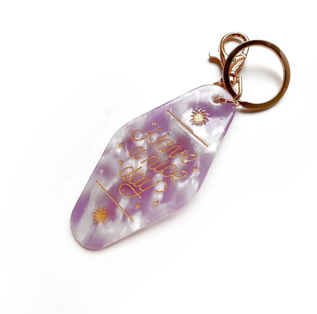 Horoscope Motel Keychain
