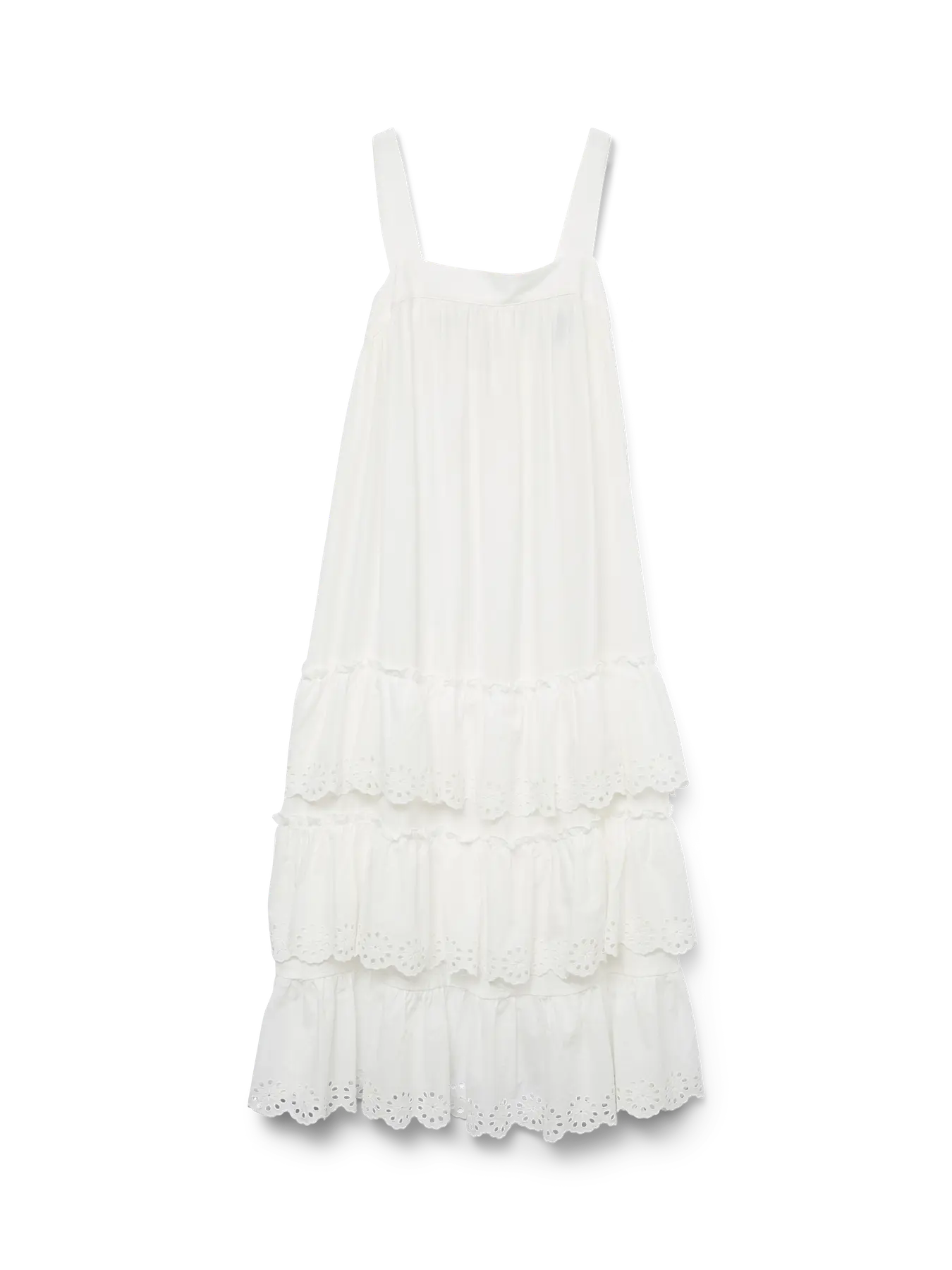 Peach Sleeveless Dress - Cloud Dancer
