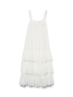 Peach Sleeveless Dress - Cloud Dancer